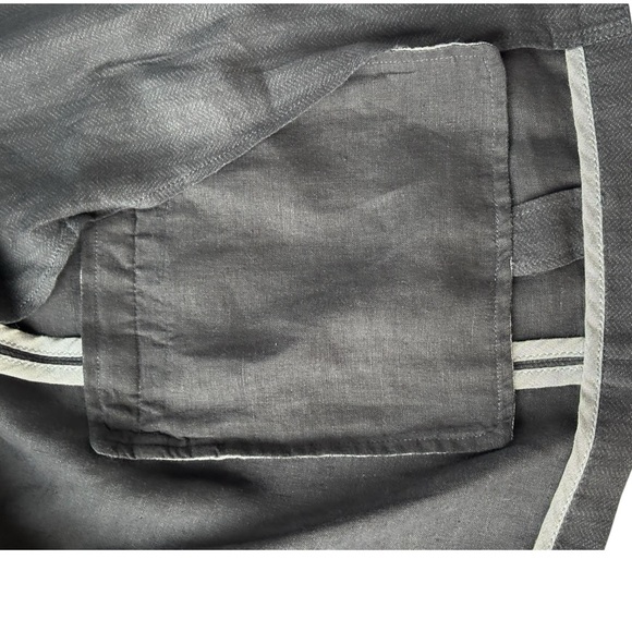 Armani Collezioni unstructured 100% linen mens blazer | 46 - Picture 10 of 16